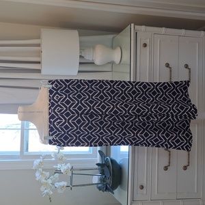 Jude Connally Womens Stretch Wide Leg Cropped Pull On Pants Navy/Lt. Purple SM